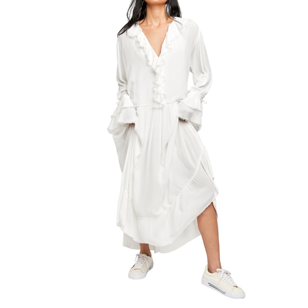 Free People Sweet Darlin' Long Sleeve Maxi Dress